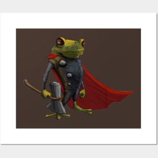 Frog Thor Posters and Art